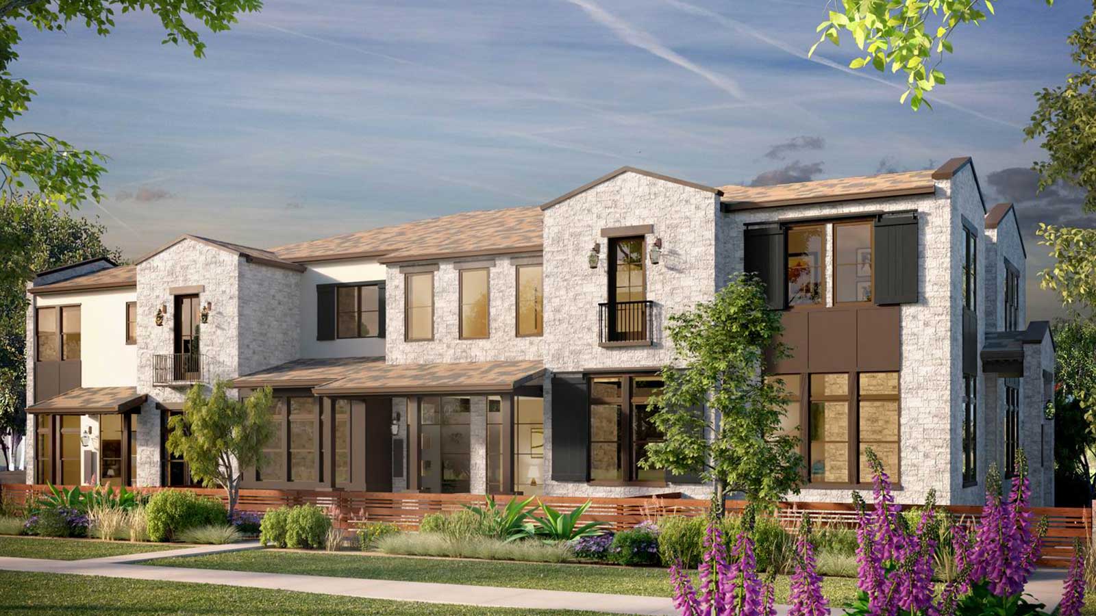 The Palmetto Series New Townhome Residences The Grove Austin, TX